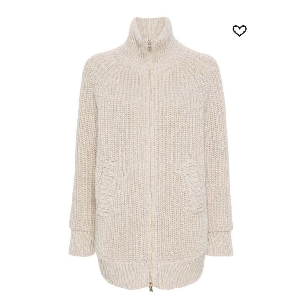 Henro Cardigan in‎ Infinity Wool and Nylon Ultralight in Chantilly Sz 46